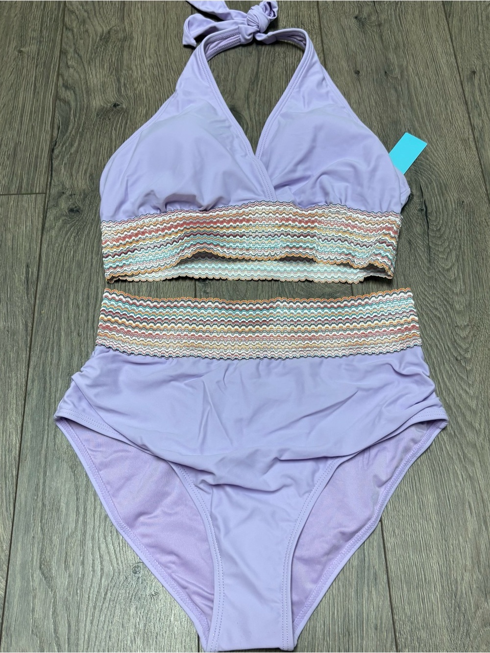 Purple small bikini set